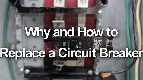 how to remove circuit breaker from electrical box|replacing a 15 amp breaker.